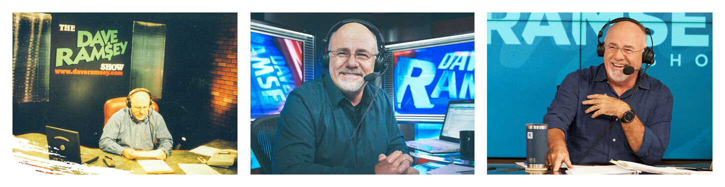 Photos of Dave hosting the show over the years