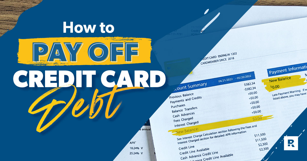 how to pay off credit card debt
