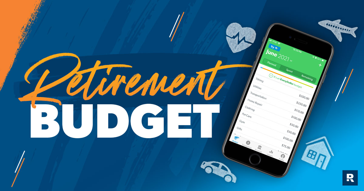 An image of a retirement budget. 